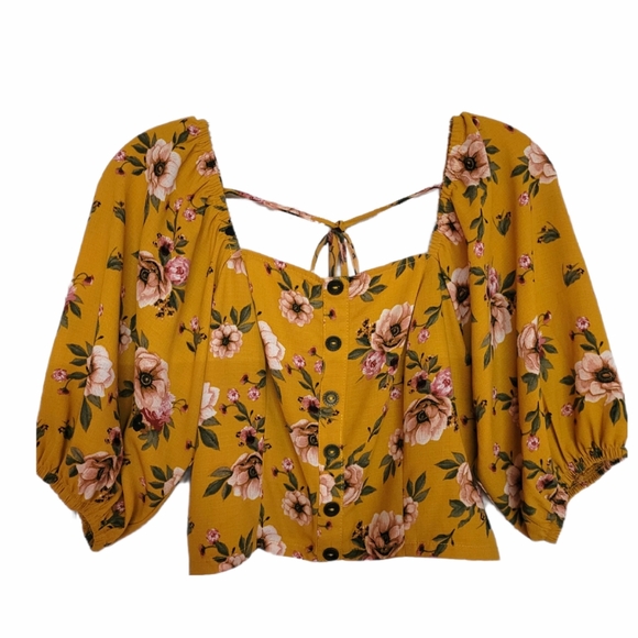 Floral Off the Shoulder Blouse - Picture 2 of 2